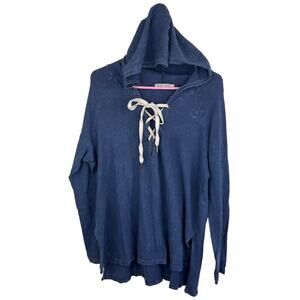 Project Social T light weight high low hooded sweater size Medium